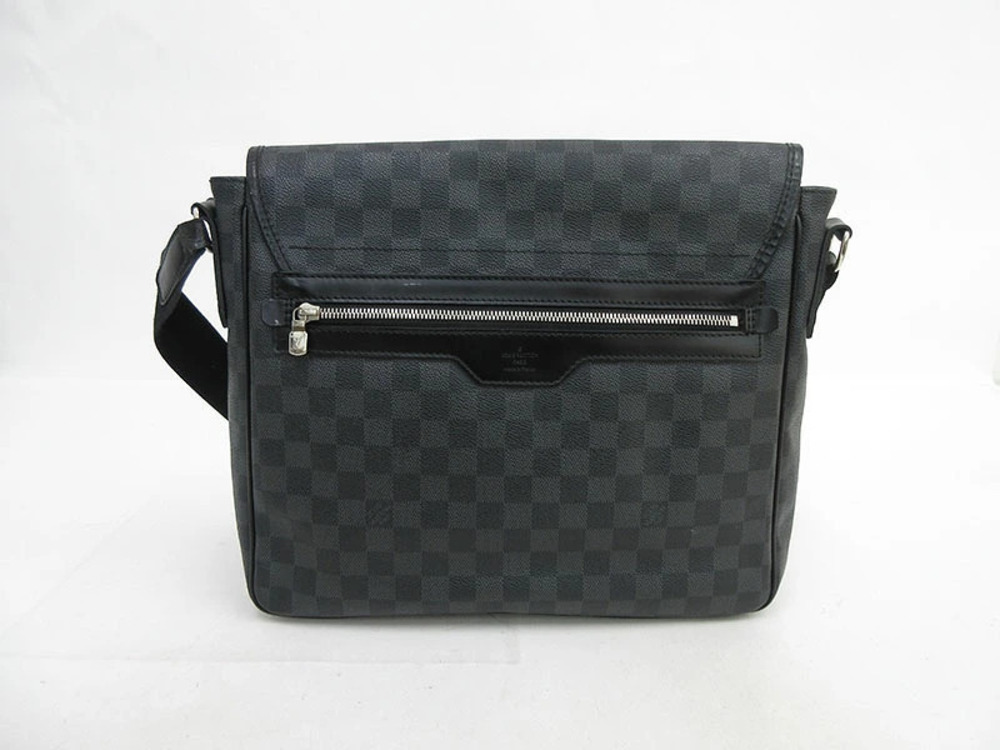 Louis Vuitton Crossbody Black Renzo Graphite Bag Messenger Damier Shoulder
